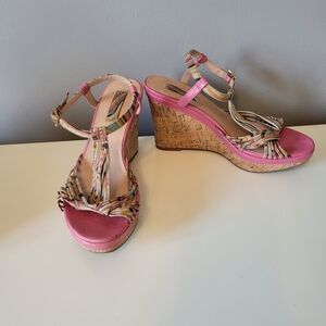 Paul Smith Pink Wedges, VGUC, Size 36